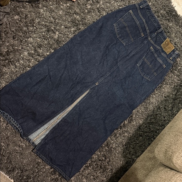 Polo by Ralph Lauren Blue Denim Pencil Skirt - Picture 3 of 6